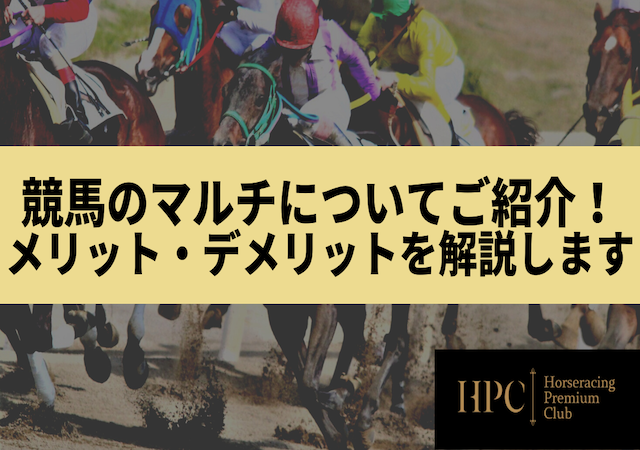 競馬のマルチとは画像