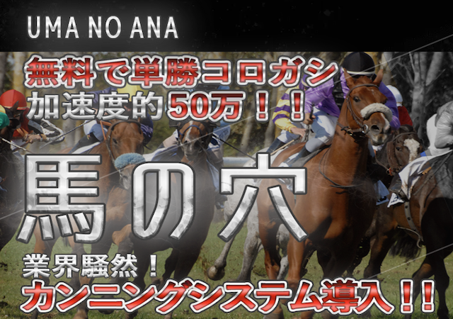 馬の穴という競馬予想サイトのアイキャッチ画像